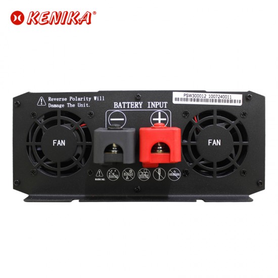 Kenika Power Inverter Pure Sine Wave PSW 3000-12