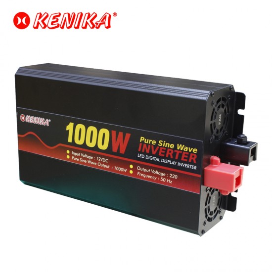 Kenika PSWD 1000-12 Power Inverter 12DC to 220V AC 1000W Pure Sine Wave