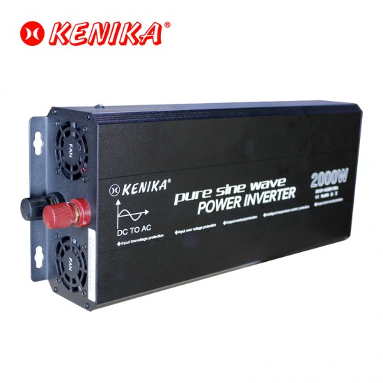 Kenika PSWD 2000-12 Power Inverter 12DC to 220V AC 2000W Pure Sine Wave