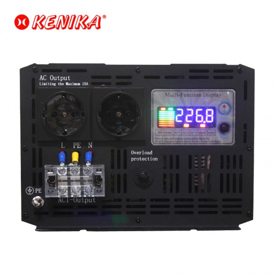 Kenika PSWD 5000-24 Power Inverter 24DC to 220V AC 5000W Pure Sine Wave