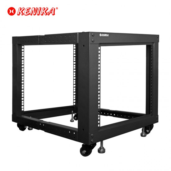 Kenika 8U Open Frame 19" Adjustable ROF-8U